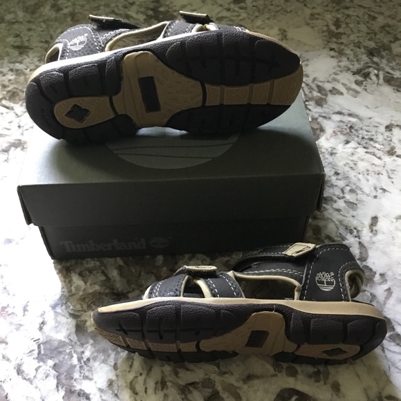 Timberland Mad River 2-Strap Brown Tan Size 9 - Picture 6 of 8